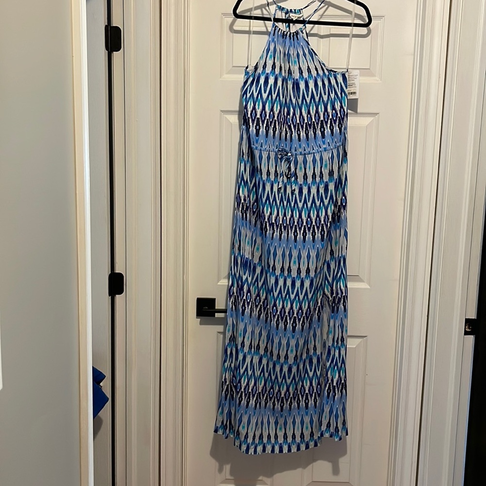 Athleta sunset maxi dress size large new with tags